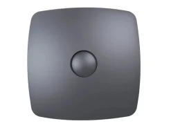 VLANO Badventilator ENSO 100 Dark mit Rückschlagventil Dunkelgrau-Metallic