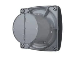 VLANO Badventilator ENSO 100 Dark mit Rückschlagventil Dunkelgrau-Metallic