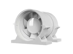 VLANO Rohrventilator TUBO PRO 100 mit Montagesatz