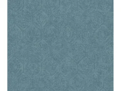 Vliestapete Orient Vintage Matt Leicht Strukturiert Blau FSC®