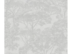 Vliestapete Wald Matt Leicht Strukturiert Beige Creme FSC®