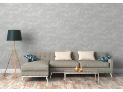 Vliestapete Wald Matt Leicht Strukturiert Beige Creme FSC®