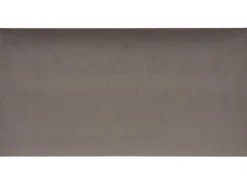 Wandkissen Rechteck 60 cm x 30 cm Dunkelgrau Samt
