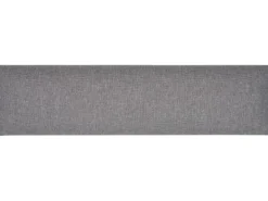 Wandkissen Rechteck 15 cm x 60 cm Dunkelgrau Struktur