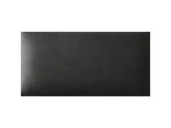 Wandkissen Rechteck 60 cm x 30 cm Dunkelgrau Leder-Optik