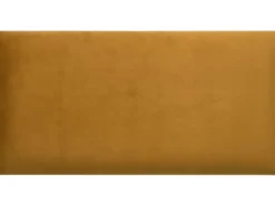 Wandkissen Rechteck 60 cm x 30 cm Gelb Samt