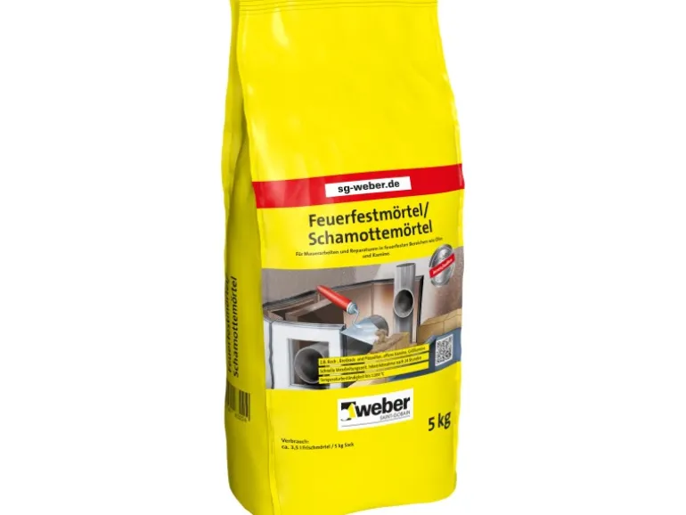 Weber Feuerfestmörtel/Schamottemörtel 5 kg