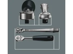 Wera Zyklop Knarrensatz 8100 SB 8 Umschalthebel metrisch 9 mm (3/8