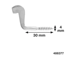 Wiener Vorreiber Verzinkt Ø 4,0 x 30 mm 4 Stück