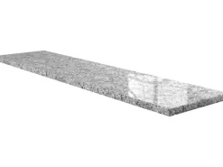 Wigasil Fensterbank mit Wasserrille Naturstein 275 cm x 30 cm x 2 cm Grau-Weiß