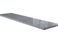 Wigasil Fensterbank Naturstein Sino mit Wasserrille 275 cm x 40 cm x 2 cm Grau