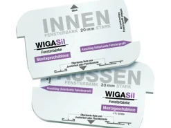 Wigasil Montagehilfen-Set für Naturstein-Fensterbänke 4-teilig