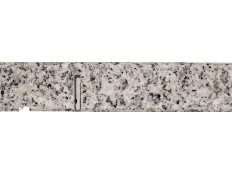 Wigasil Naturstein Fensterbank Grau Forte 15 cm x 3 cm Zuschnitt mit Wasserrille