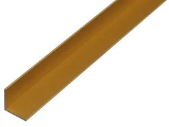 Winkelprofil gleichschenklig Aluminium 15 mm x 15 mm x 1.000 mm Gold