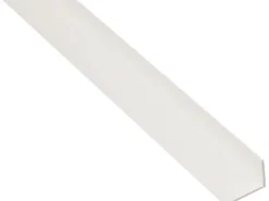 Winkelprofil ungleichschenklig Kunststoff 10 mm x 20 mm x 2.000 mm Weiß