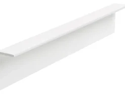 Winkelprofil 40 x 20 mm Nutzlänge 97,5 cm Weiß