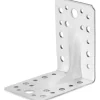 Winkelverbinder mit Sicke 90 mm x 90 mm x 65 mm Verzinkt 20 Stück