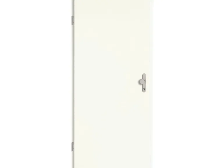 Wohnungseingangstür KK3 Sonder CPL Weiß ähnl. RAL9016 (GL222) 73,5x198,5 cm Li