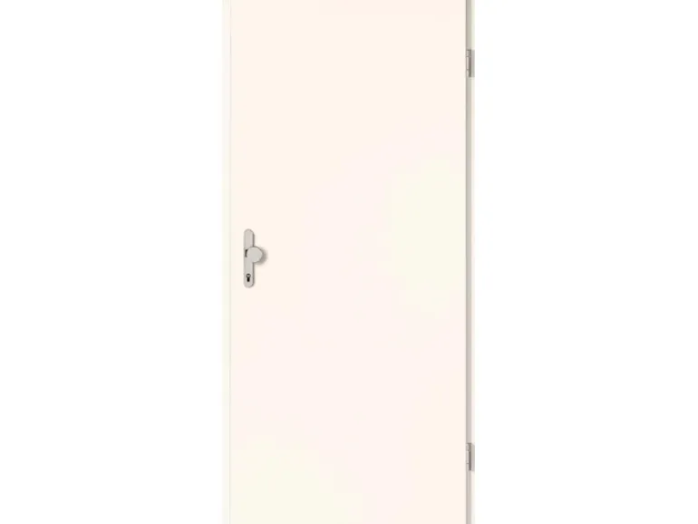 Wohnungseingangstür Klimaklasse 3 CPL Weiß ähnl. RAL9010 (GL223) 86,0x198,5 cm R