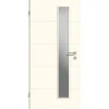 Zimmertür Catro Line ähnl. RAL 9010 LA1-D Satiniert 198,5 x 86 cm L