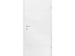Zimmertür Savona Röhrenspan Weißlack 86 cm x 198,5 cm Anschlag Rechts