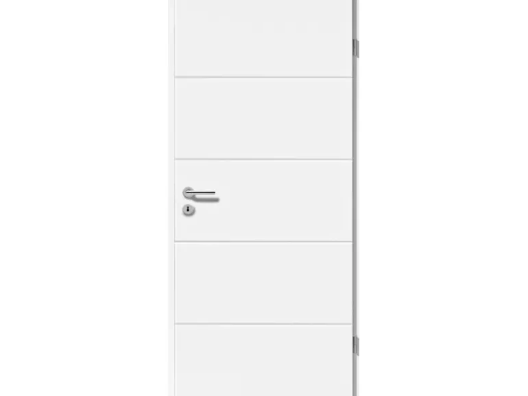 Zimmertür Straight Line 5505 ähnl. RAL 9010 (GA24) 86 cm x 211 cm Rechts