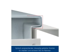 ZK-Tür-Element eingehängt Verzinkt 875 mm x 2000 mm x 80 mm DIN Links