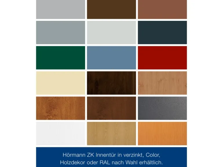 ZK-Tür-Element eingehängt Verzinkt 750 mm x 2000 mm x 80 mm DIN Rechts