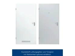 ZK-Tür-Element eingehängt Verzinkt 750 mm x 2000 mm x 80 mm DIN Rechts