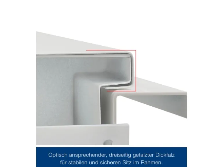 ZK-Tür-Element mit Eckzarge Weiß 750 mm x 1875 mm x 55 mm DIN Links