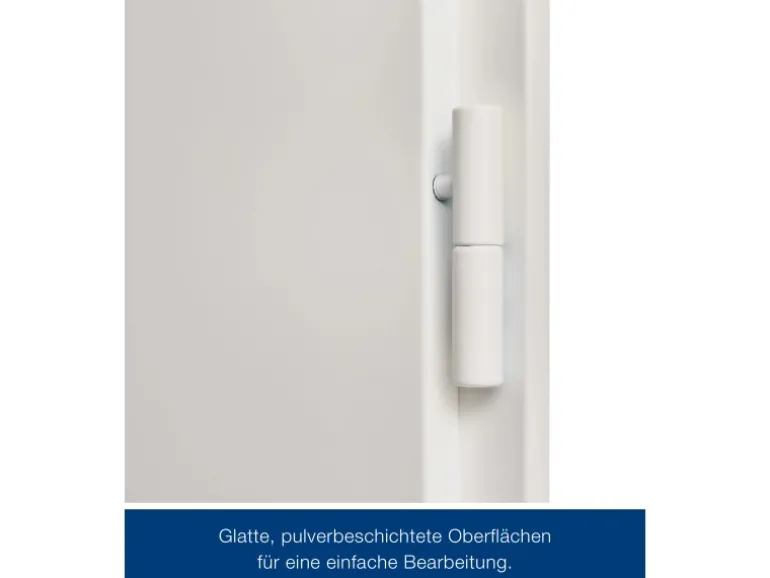 ZK-Tür-Element mit Eckzarge Weiß 750 mm x 1875 mm x 55 mm DIN Links