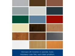 ZK-Tür-Element mit Eckzarge Weiß 875 mm x 2000 mm x 55 mm DIN Rechts