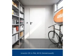 ZK-Tür-Element mit Eckzarge Weiß 875 mm x 2000 mm x 55 mm DIN Rechts