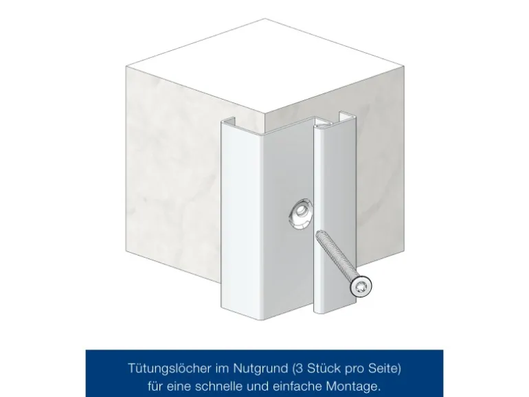 ZK-Tür-Element mit Eckzarge Weiß 1000 mm x 1875 mm x 55 mm DIN Rechts