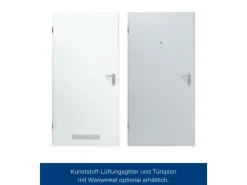 ZK-Tür-Element mit Eckzarge Weiß 875 mm x 1875 mm x 55 mm DIN Links