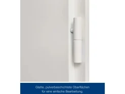 ZK-Tür-Element mit Eckzarge Weiß 875 mm x 1875 mm x 55 mm DIN Links